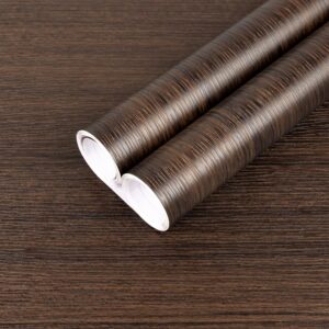 A roll of Wood Wallpaper 15.7in*118in and A roll of Wood Wallpaper 15.7in*275in